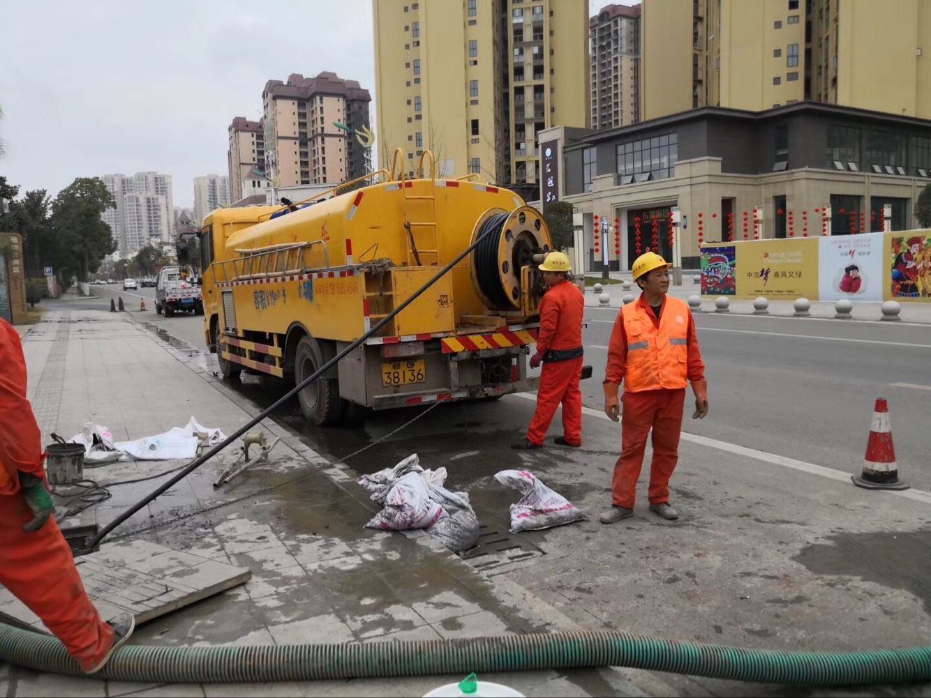 轮台排污管道清淤-管道清洗